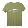 Juist Insel Silhouette Umriss T-Shirt – Nordsee Urlaub, Strand, Watt & Meer Souvenir für Insel- und Nordsee-Fans