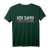 Koh Samui Thailand T-Shirt mit Flagge – Ideal als Urlaubs-Souvenir, Strand- und Inselreisetemplate