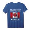 Mir egal wohin Hauptsache KANADA T-Shirt - Witziges Geschenk für Backpacker, Kanada-Fans & Naturliebhaber