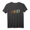EVOLUTION Dudelsack Musik Dudelsackspieler Schottland Reise T-Shirt – Perfektes Geschenk für Celtic Folk Fans, Highland Games & Musikfestival Begeisterte