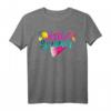 Hallo Sommer. Hello Summer. Buntes Urlaub & Strand T-Shirt mit Früchten, Eiscreme & Herz – Perfekt für Ferien, Reisen & den Strand