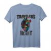 Traveler's Heart Explorer Adventure Wanderlust Reise T-Shirt – Perfekt für Abenteurer, Wanderer & Naturfreunde