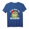Ich Bin Sowas Von Urlaubsreif - Lustiges Skelett T-Shirt mit Kokosnuss, Palme & Sonnenuntergang für Reiselustige und Urlaubssuchende