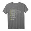 Borkum Wörter Insel Urlaub Nordsee Wattenmeer T-Shirt – Perfekt für Meer- und Strandliebhaber & Ostfriesische Insel Reisefans