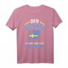 Schweden Urlaub T-Shirt - Lustiges Sommerferien Geschenk für Natur- und Elchliebhaber in Skandinavien