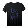 Retro Coole French Spruch T-Shirt - Ca Va? Französisch Zitat für Frankreichliebhaber, Reisende & Französischschüler