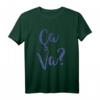 Retro Coole French Spruch T-Shirt - Ca Va? Französisch Zitat für Frankreichliebhaber, Reisende & Französischschüler