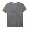 Retro Coole French Spruch T-Shirt - Ca Va? Französisch Zitat für Frankreichliebhaber, Reisende & Französischschüler