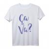 Retro Coole French Spruch T-Shirt - Ca Va? Französisch Zitat für Frankreichliebhaber, Reisende & Französischschüler