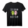 Ice Dream Team Nice Lecker Nachen - Lustiges Sommer T-Shirt für Strand, Urlaub & Freunde, klassisch geschnitten