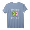 Ice Dream Team Nice Lecker Nachen - Lustiges Sommer T-Shirt für Strand, Urlaub & Freunde, klassisch geschnitten