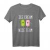 Ice Dream Team Nice Lecker Nachen - Lustiges Sommer T-Shirt für Strand, Urlaub & Freunde, klassisch geschnitten