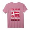 Ich Muss Gar Nix Ich Muss Nur Nach Dänemark Reise T-Shirt – Lustiges Geschenk für Dänemark-Urlauber & Skandinavien-Liebhaber