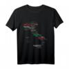 Italien Karte Umriss Flagge & Städte T-Shirt – Perfekt für Reisen, Urlaub & Italien-Liebhaber