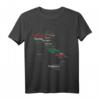 Italien Karte Umriss Flagge & Städte T-Shirt – Perfekt für Reisen, Urlaub & Italien-Liebhaber