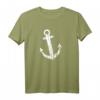 Anker Symbol Ahoi Grunge Style Sommer T-Shirt für Reisen, Segeln & Meeresabenteuer – Perfekt als Geschenk für Kapitän, Seemann, Fischer, Pirat und Wassersportfans