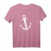 Anker Symbol Ahoi Grunge Style Sommer T-Shirt für Reisen, Segeln & Meeresabenteuer – Perfekt als Geschenk für Kapitän, Seemann, Fischer, Pirat und Wassersportfans