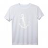 Anker Symbol Ahoi Grunge Style Sommer T-Shirt für Reisen, Segeln & Meeresabenteuer – Perfekt als Geschenk für Kapitän, Seemann, Fischer, Pirat und Wassersportfans