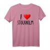 Ich Liebe Stockholm - T-Shirt für Reisen & Souvenir - Perfekt für Schweden-Fans, Frauen, Männer & Kinder