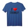 Ich Liebe Stockholm - T-Shirt für Reisen & Souvenir - Perfekt für Schweden-Fans, Frauen, Männer & Kinder