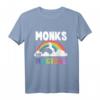 Monks Are Magical T-Shirt - Magisches Einhorn und Regenbogen Geschenk für Mönche und Spirituelle