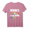 Monks Are Magical T-Shirt - Magisches Einhorn und Regenbogen Geschenk für Mönche und Spirituelle