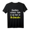 Lustiges Schwaben T-Shirt mit Dialekt Spruch – Geschenkidee für Schwaben, Freunde & Familie zu Weihnachten & Geburtstag