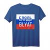 BLYAT russisches Meme Fun T-Shirt mit Russland Flagge – Lustiges Gaming T-Shirt für Nerds, Gamer & russische Fans