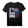 Russische Flagge Russland Es Ist In Meiner DNA T-Shirt – Lustiges Patriotisches Geschenk für Russen