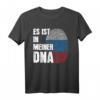 Russische Flagge Russland Es Ist In Meiner DNA T-Shirt – Lustiges Patriotisches Geschenk für Russen