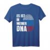 Russische Flagge Russland Es Ist In Meiner DNA T-Shirt – Lustiges Patriotisches Geschenk für Russen