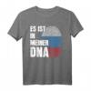 Russische Flagge Russland Es Ist In Meiner DNA T-Shirt – Lustiges Patriotisches Geschenk für Russen