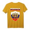 Russland Russe Russisch Flagge Wappen T-Shirt – Kulturelles Geschenk für Russland-Fans und Liebhaber