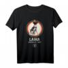 Laika Gagarin Hund Sputnik T-Shirt – Vintage Sowjetisches Raumfahrtdesign für Weltraum- und Wissenschaftsfans