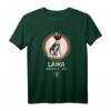 Laika Gagarin Hund Sputnik T-Shirt – Vintage Sowjetisches Raumfahrtdesign für Weltraum- und Wissenschaftsfans