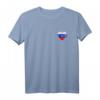 Russland Flagge Herz Stolz T-Shirt für Männer, Frauen und Kinder – Perfekt für russische Fans, Souvenirs & patriotische Anlässe