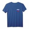 Russland Flagge Herz Stolz T-Shirt für Männer, Frauen und Kinder – Perfekt für russische Fans, Souvenirs & patriotische Anlässe