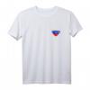 Russland Flagge Herz Stolz T-Shirt für Männer, Frauen und Kinder – Perfekt für russische Fans, Souvenirs & patriotische Anlässe