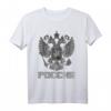 Russland T-Shirt mit Adler Kyrillisch Emblem für Damen, Herren & Kinder - Klassisch geschnitten, doppelt genähter Saum