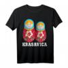 Matryoshka Krasavica Babuschka Russin Geschenk – Lustiges Russland T-Shirt für Damen und Fasnet-Kostüm