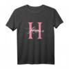 Nastja Russisches Schrift Buchstabe T-Shirt – Personalisierte Geschenkidee für russische Frauen, Muttertag & Geburtstag