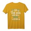 Lustiges Vodka T-Shirt mit Spruch 'Der tut nix, der will nur Vodka' – Perfektes Geschenk für Wodka-Liebhaber zu Geburtstag & Weihnachten