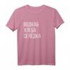 Lustiges russisches T-Shirt: Wodka, Brot und Hering – Kyrillisches Alphabet, Traditionelles Essen & Souvenir für Russlandfans