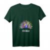 Damen Krasawiza UDSSR Russland Pfau Blume Geschenk - Russisches T-Shirt mit V-Ausschnitt für Frauen, Weihnachten & Kulturfans