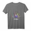 Damen Krasawiza UDSSR Russland Pfau Blume Geschenk - Russisches T-Shirt mit V-Ausschnitt für Frauen, Weihnachten & Kulturfans