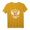 Russischer Adler Wappen Russland T-Shirt mit Flagge - Perfektes Geschenk für Fußball, Handball, Basketball Fans für Damen, Herren & Kinder