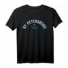 Sankt Petersburg Russland T-Shirt - Klassisches Design, doppelt genähter Saum, ideal als Souvenir oder Geschenk