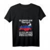 Damen Russland Flagge T-Shirt mit V-Ausschnitt – Perfekt für Urlaub, Fan, Geschenk & Fernweh nach Russland