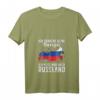Damen Russland Flagge T-Shirt mit V-Ausschnitt – Perfekt für Urlaub, Fan, Geschenk & Fernweh nach Russland