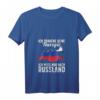 Damen Russland Flagge T-Shirt mit V-Ausschnitt – Perfekt für Urlaub, Fan, Geschenk & Fernweh nach Russland